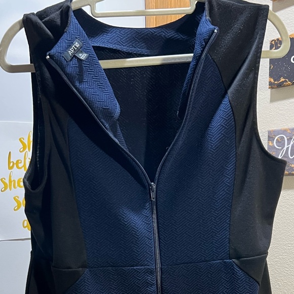Apt 9 Blue and Black Dress Size XLarge - Picture 5 of 6